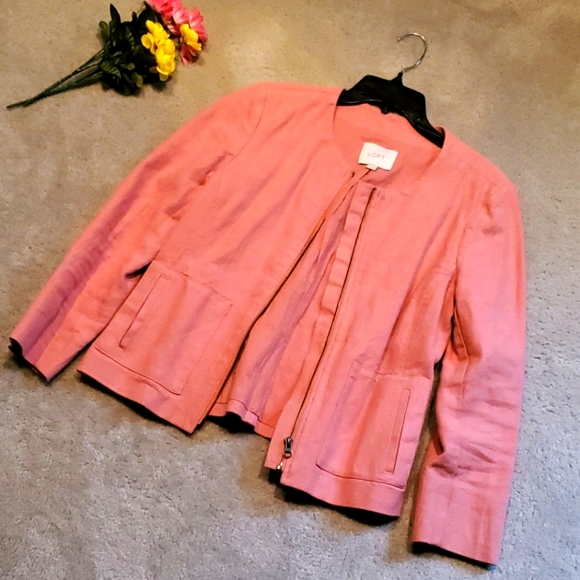 LOFT Jackets & Blazers - Like New!Loft Pink Short Jacket!